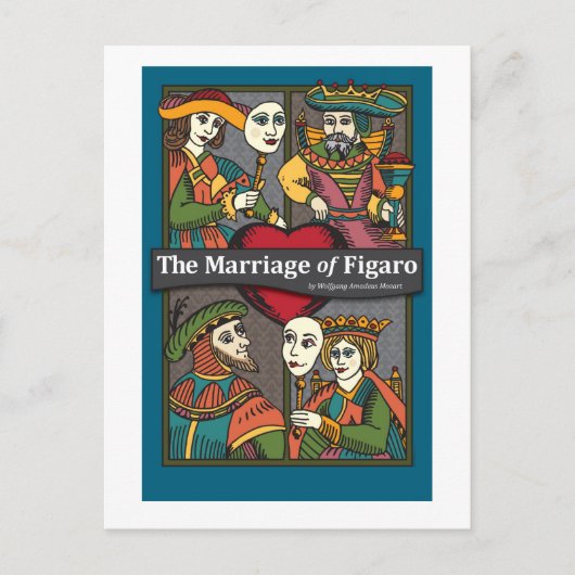 Carte Postale Le mariage de Figaro, Opéra (Devant)