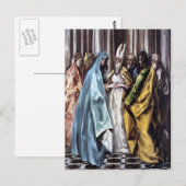 Carte Postale 'Le mariage de la Vierge' (Devant / Derrière)