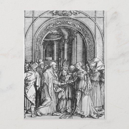 Carte Postale Le mariage de la Vierge (Devant)