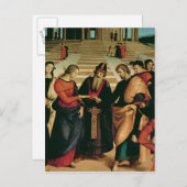 Carte Postale Le mariage de la Vierge, 1504 (Devant / Derrière)