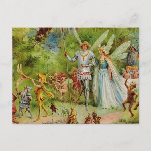 Carte Postale Le mariage de Thumbelina (Devant)