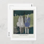 Carte Postale Le Mariage mélancolique, Charles Martin (Devant / Derrière)