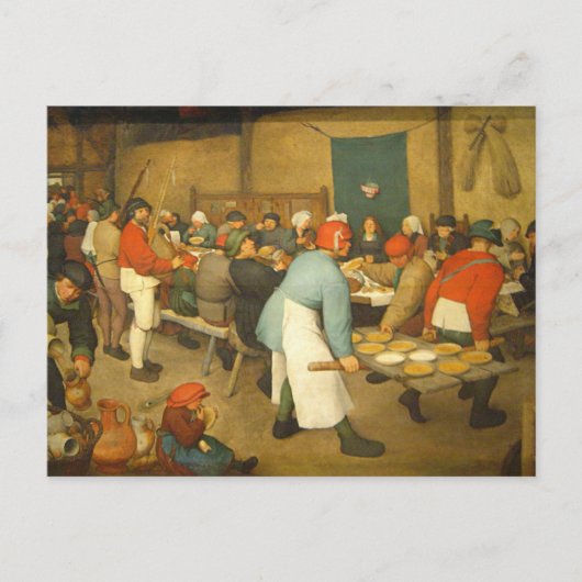 Carte Postale Le Mariage paysan - 1568 (Devant)