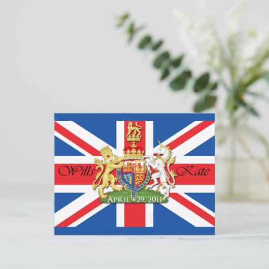 Carte Postale Le Mariage royal Wills et Kate (Debout devant)