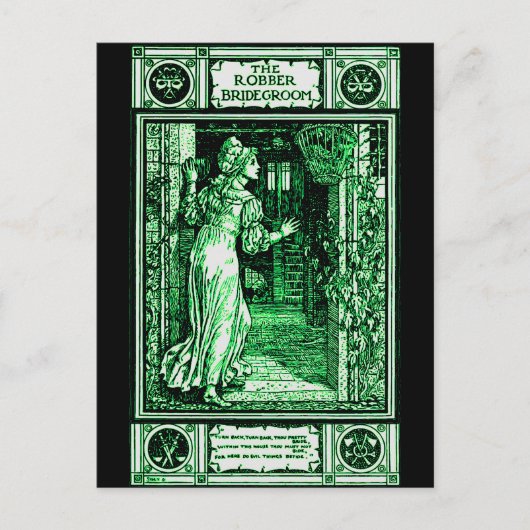 Carte Postale Le marié voleur de Grimm (Devant)