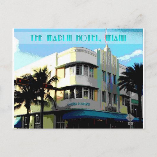 Carte Postale Le Marlin, Miami Beach (Devant)