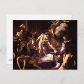 Carte Postale Le Martyre de Saint Matthieu par Caravaggio 1600 (Devant / Derrière)