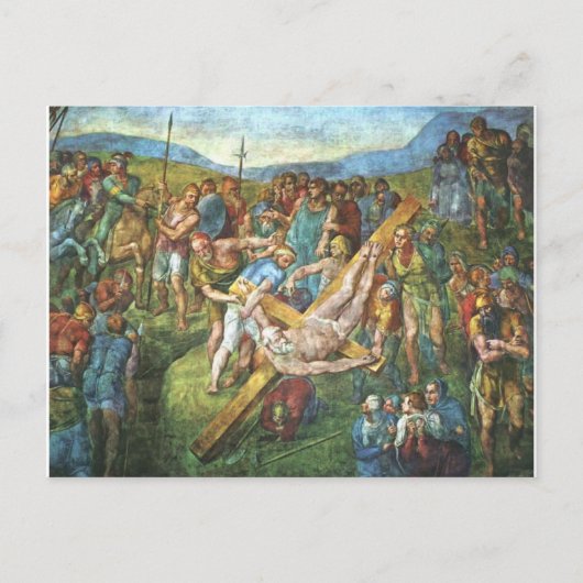 Carte Postale Le martyre de saint Pierre (Devant)