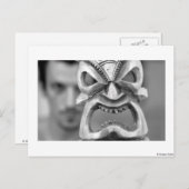 Carte Postale le mask-postcard (Devant / Derrière)