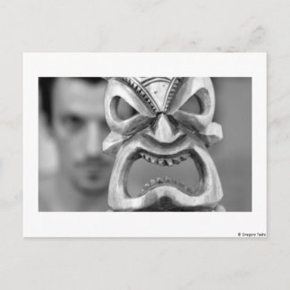 Carte Postale le mask-postcard