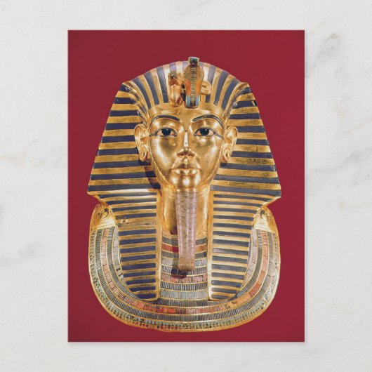 Carte Postale Le masque funéraire de Toutankhamon (Devant)