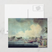 Carte Postale Le match d'aviron à Richmond (Devant / Derrière)
