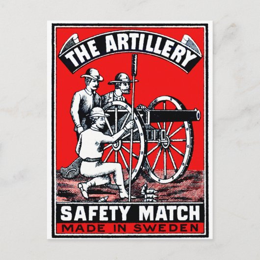 Carte Postale Le Match De Sécurité Artillerie (Devant)