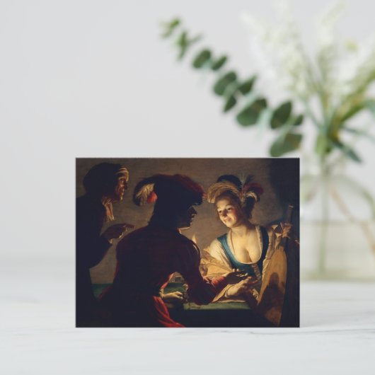 Carte Postale Le Matchmaker - Gerrit Van Honthorst (Debout devant)