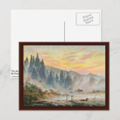 Carte Postale Le Matin De Friedrich Caspar David (Devant / Derrière)