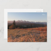 Carte Postale Le matin des Tatras (Devant / Derrière)