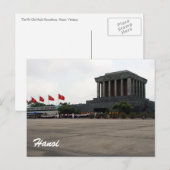 Carte Postale le mausolée hanoï (Devant / Derrière)