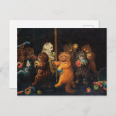 Carte Postale Le Maypole par Louis Wain (Devant / Derrière)