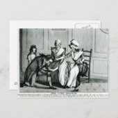 Carte Postale Le médecin du maïs, 1793 (Devant / Derrière)