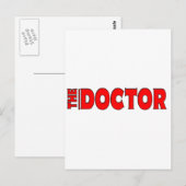 CARTE POSTALE LE MÉDECIN - VOUS AVEZ COMPRIS ? (Devant / Derrière)