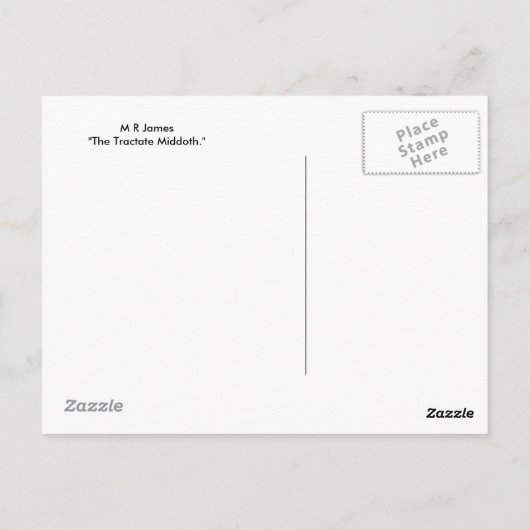 Carte Postale Le médium de Tractate (Dos)