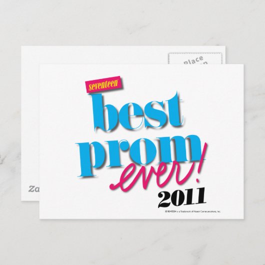 Carte Postale Le meilleur Aqua de bal d'étudiants jamais - (Devant / Derrière)