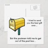 Carte Postale Le Meilleur Cadeau Jamais? (Devant / Derrière)