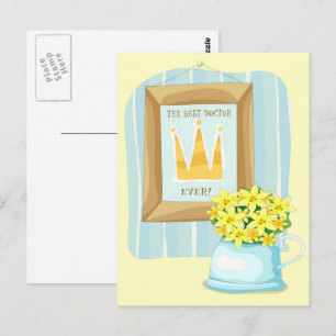 Carte Postale Le meilleur docteur jamais