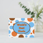 Carte Postale Le meilleur oncle du monde (Debout devant)