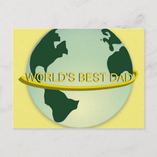 Carte Postale "Le meilleur papa du monde"