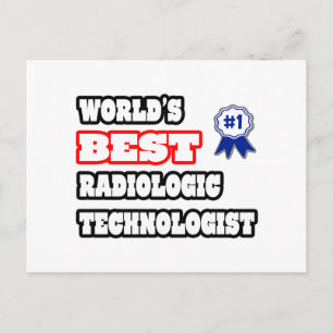 Carte Postale Le meilleur technologue en radiologie du monde
