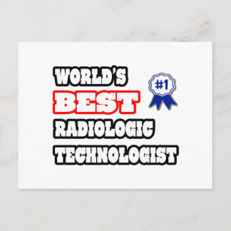 Carte Postale Le meilleur technologue en radiologie du monde