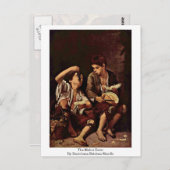 Carte Postale Le Mélon Mangé Par Bartolome Esteban Murillo (Devant / Derrière)