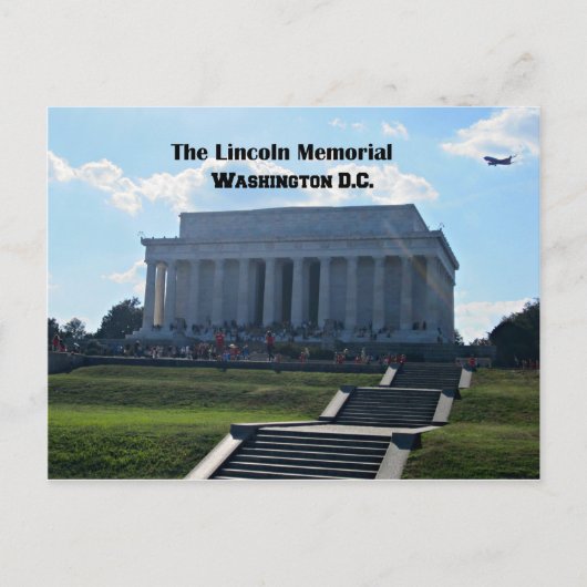 Carte Postale Le mémorial de Lincoln (Devant)