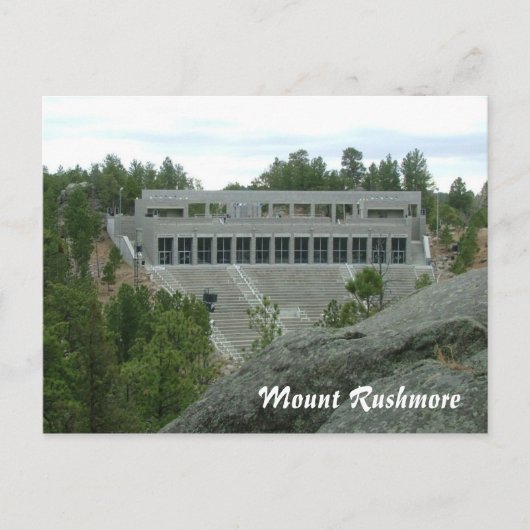 Carte Postale Le Mémorial national du Mont Rushmore (Devant)