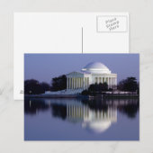 Carte Postale Le mémorial Thomas Jefferson (Devant / Derrière)