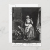 Carte Postale Le ménagère (Devant / Derrière)