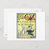 Carte Postale le merveilleux magicien d'oz (Devant / Derrière)