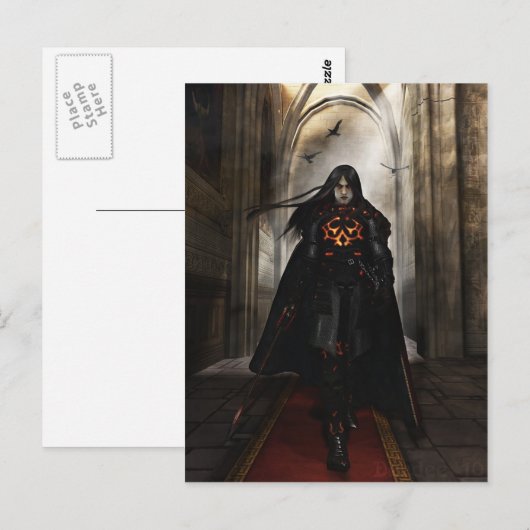 Carte Postale Le Messager (Devant / Derrière)