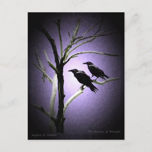 Carte Postale Le Meurtre, À minuit (Devant)