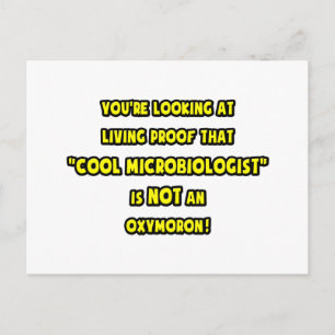 Carte Postale Le microbiologiste cool n'est pas un oxymoron