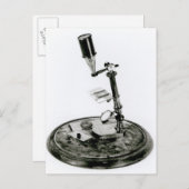 Carte Postale Le microscope de Darwin (Devant / Derrière)