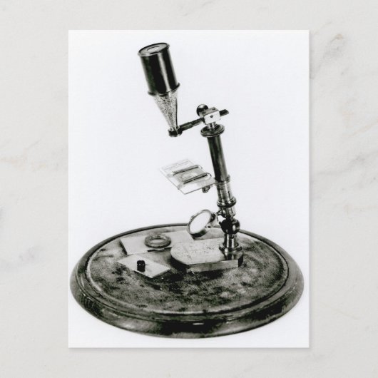 Carte Postale Le microscope de Darwin (Devant)