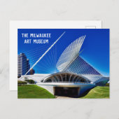 Carte Postale Le Milwaukee Art Museum (Devant / Derrière)