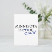 Carte Postale Le Minnesota est Cool - et froid ! (Debout devant)