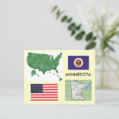 Carte Postale Le Minnesota, Etats-Unis (Debout devant)