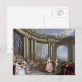 Carte Postale Le minuet (Devant / Derrière)