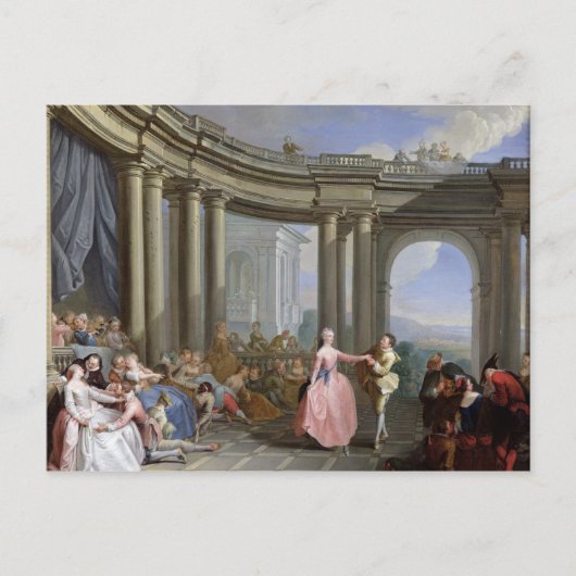 Carte Postale Le minuet (Devant)