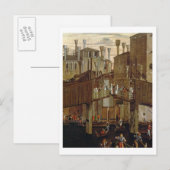 Carte Postale Le miracle de la relique de la Sainte Croix, détai (Devant / Derrière)