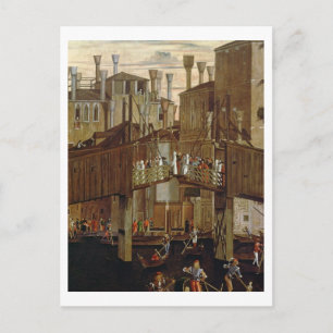 Carte Postale Le miracle de la relique de la Sainte Croix, détai